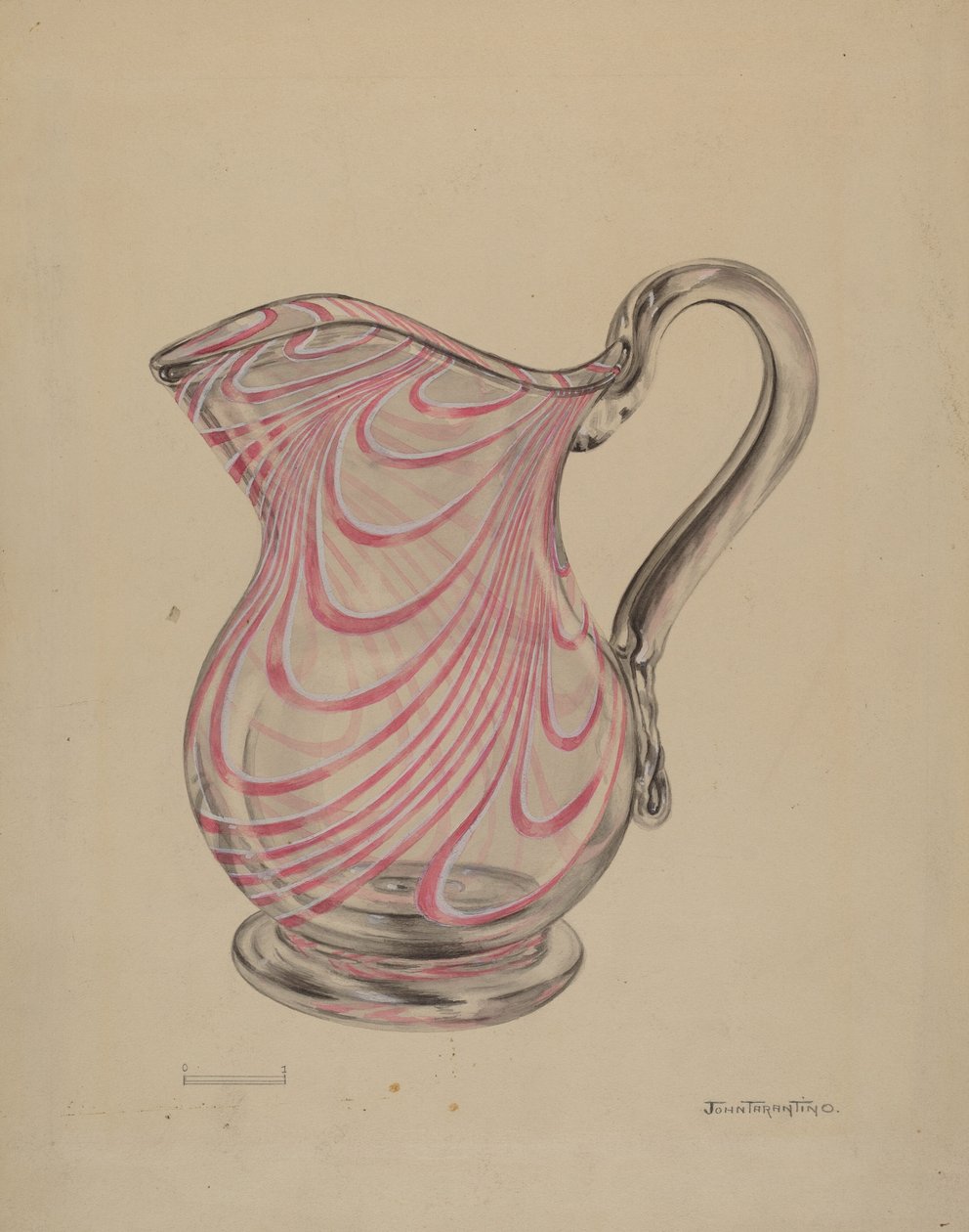 إبريق كريم ، ج. 1936. بواسطة جون تارانتينو