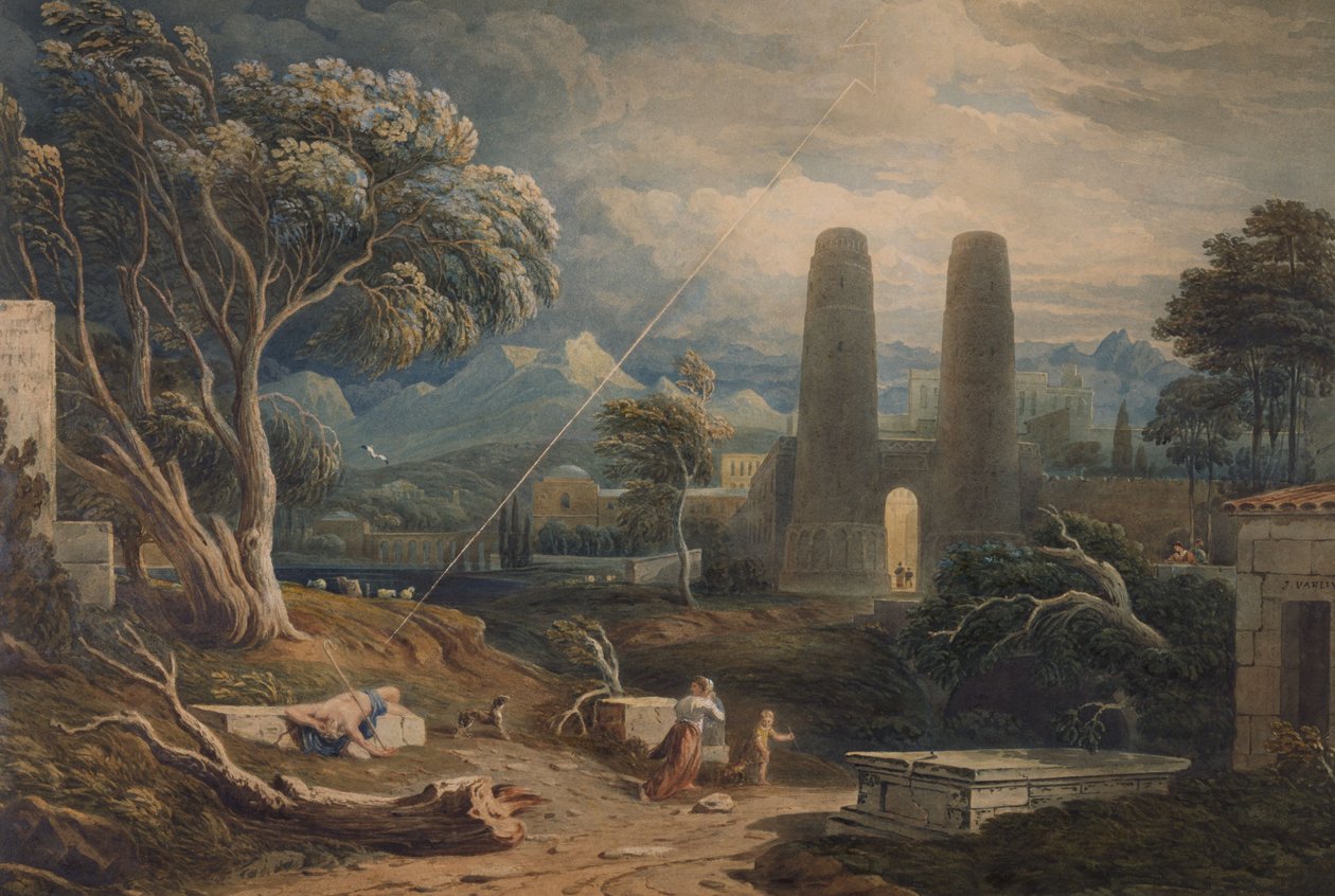 عاصفة رعدية ، 1817-1818 بواسطة جون فارلي