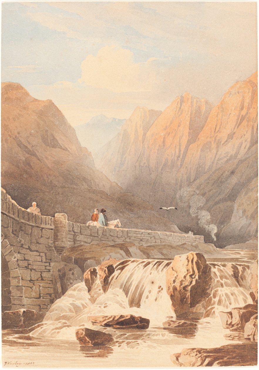 جسر Aberglaslyn بواسطة جون فارلي