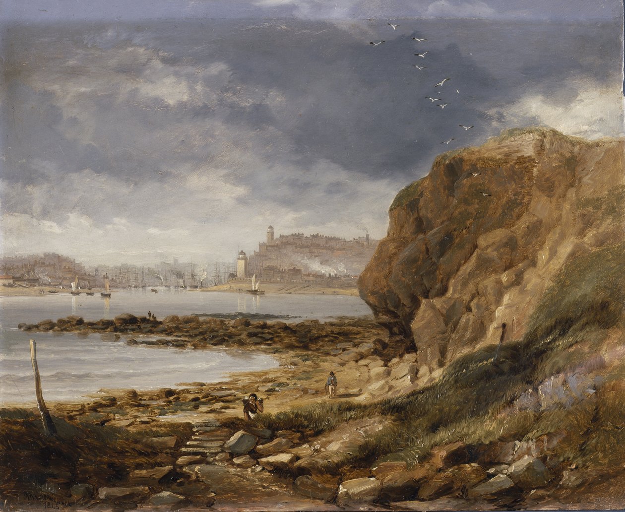 Shields from the harbour mouth بواسطة جون ويلسون كارمايكل