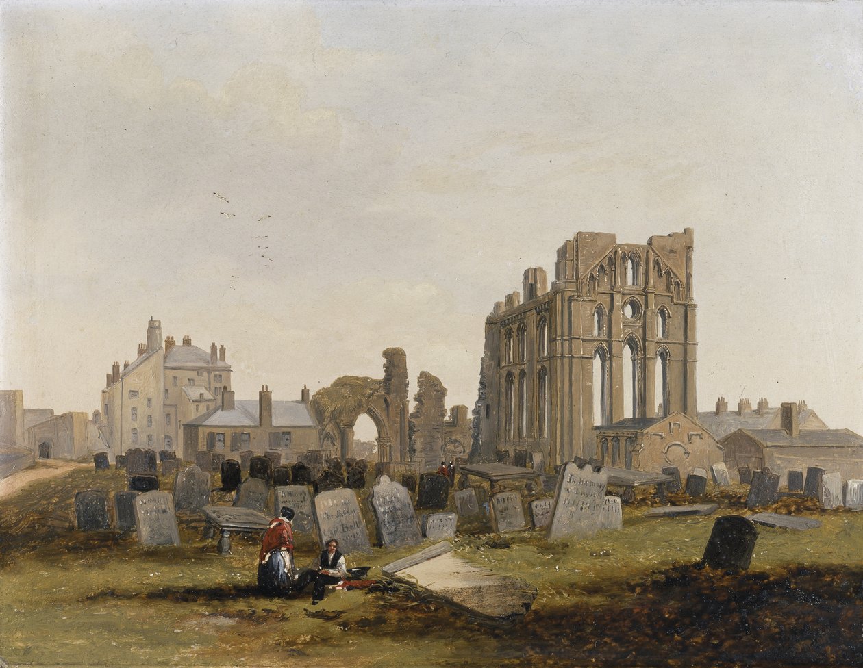 Tynemouth Priory from the East بواسطة جون ويلسون كارمايكل