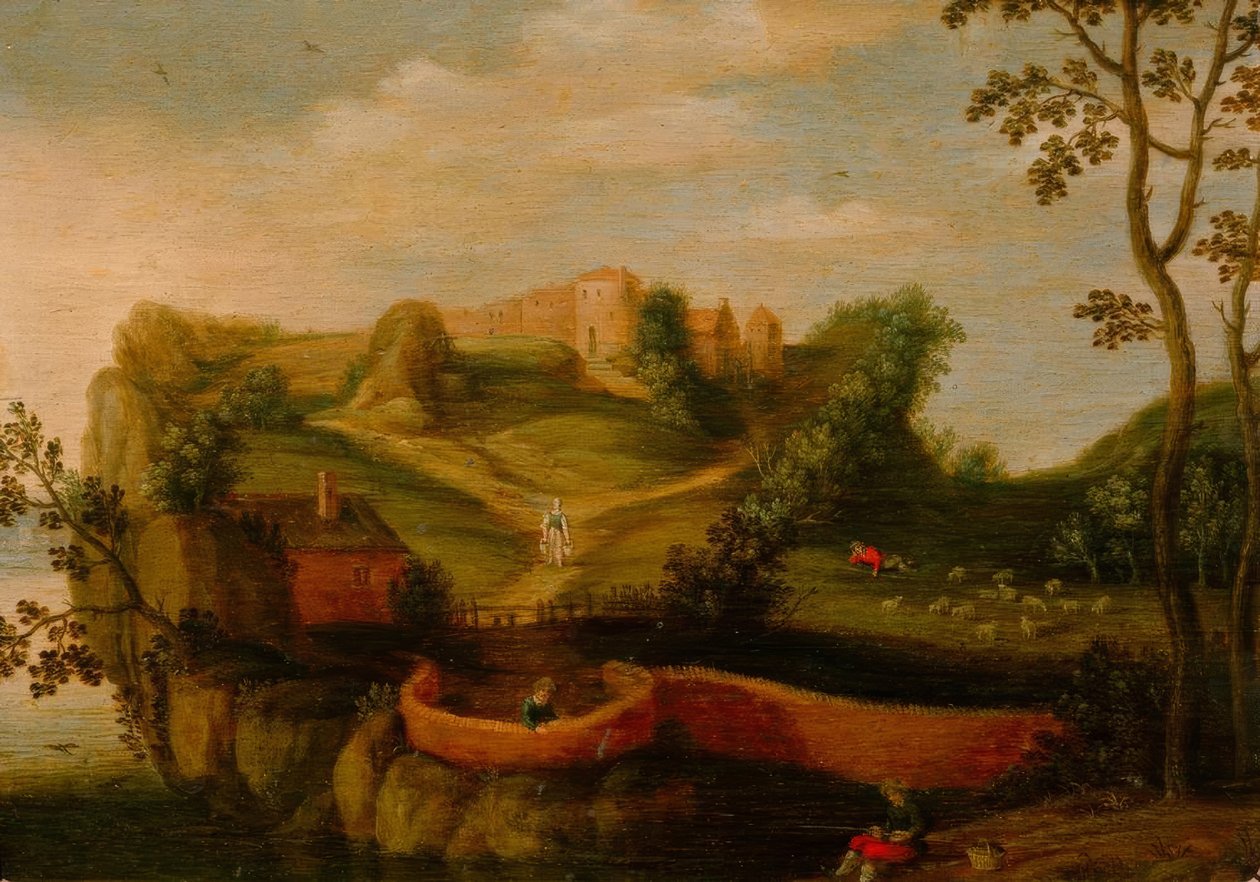 منظر طبيعي مجسم بواسطة Joos أو Josse de Momper