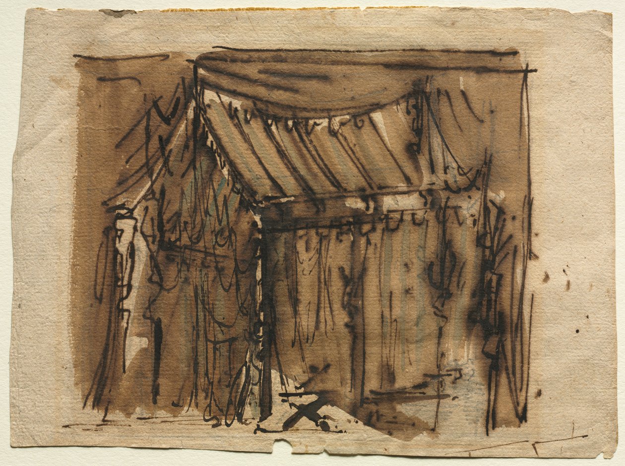 خيمة (وجه) ؛ رسمان (ظهر) بواسطة جوزيف بلاتزر