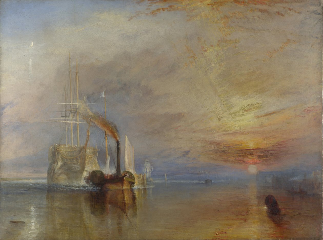 القتال Temeraire ، 1839 بواسطة جوزيف مالورد وليام تورنر