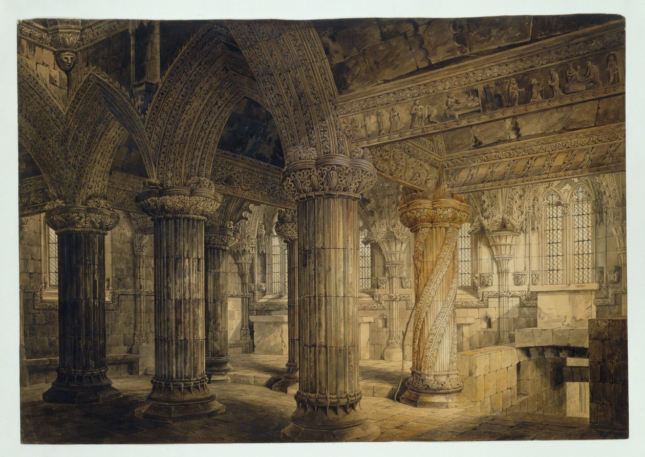 كنيسة روزلين ، 1810 بواسطة جوزيف مايكل جاندي