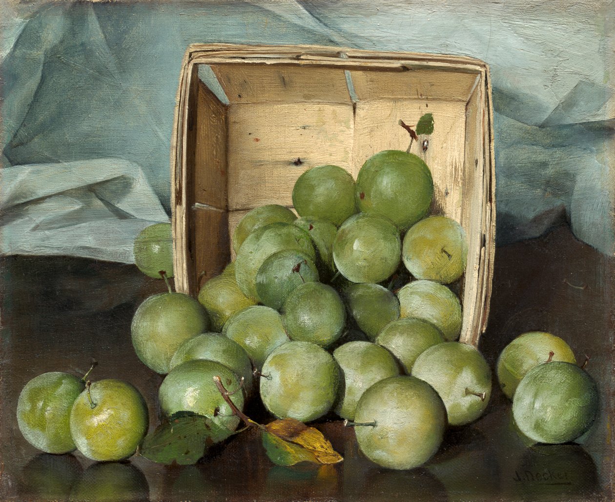 الخوخ الأخضر ، ج 1885 بواسطة جوزيف ديكر