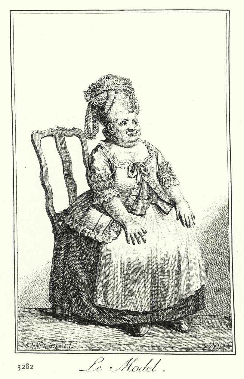 The Model (engraving) بواسطة جوزيف فرانز فون (بعد) جوز