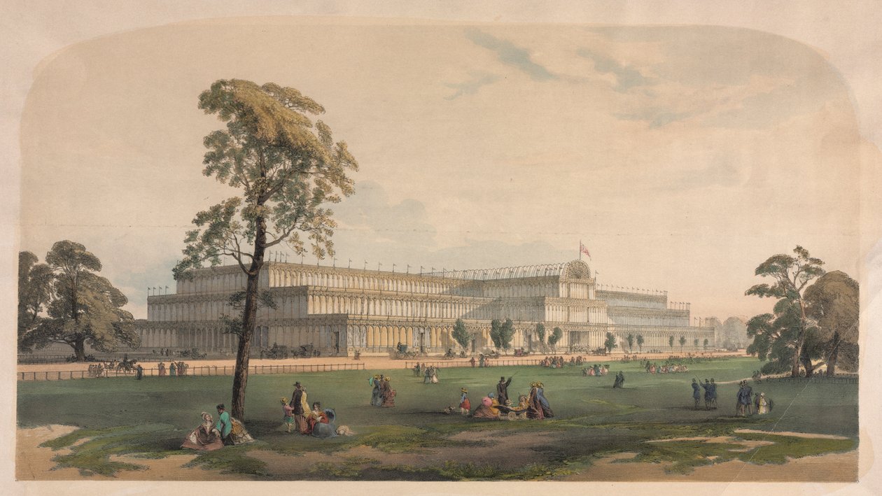 قصر كريستال ، ج. 1850. بواسطة جوزيف ناش
