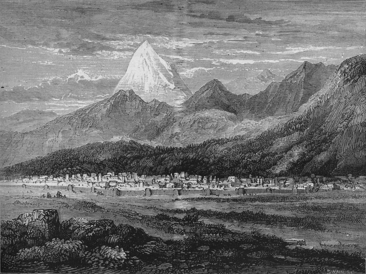 طهران ، c1880 بواسطة جوزيف سوين