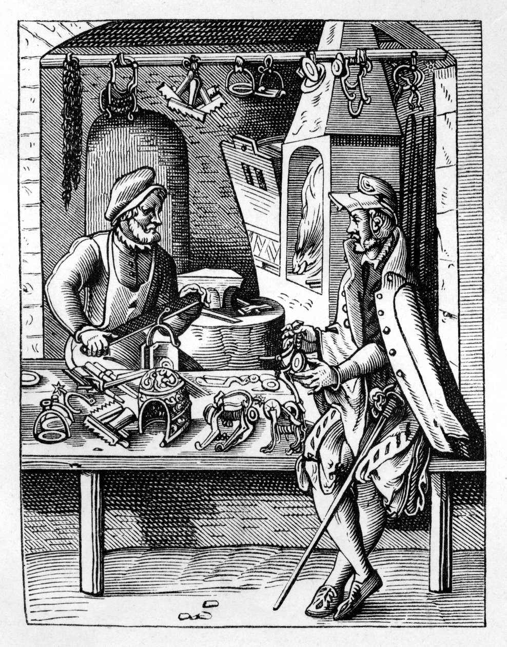 صانع حفز ، c1559-1591 بواسطة جوست عمان