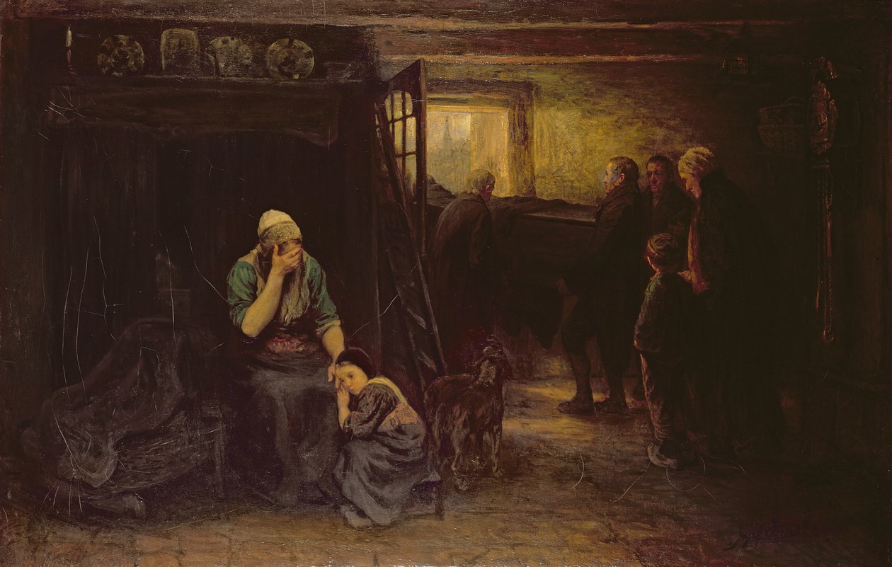 الحزن (خارج الظلام إلى النور) ، ص 1871 بواسطة جوزيف إسرائيل