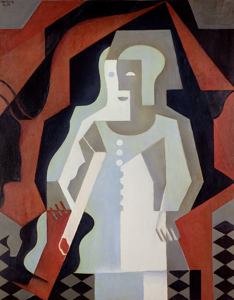Pierrot ، 1919 بواسطة خوان جريس