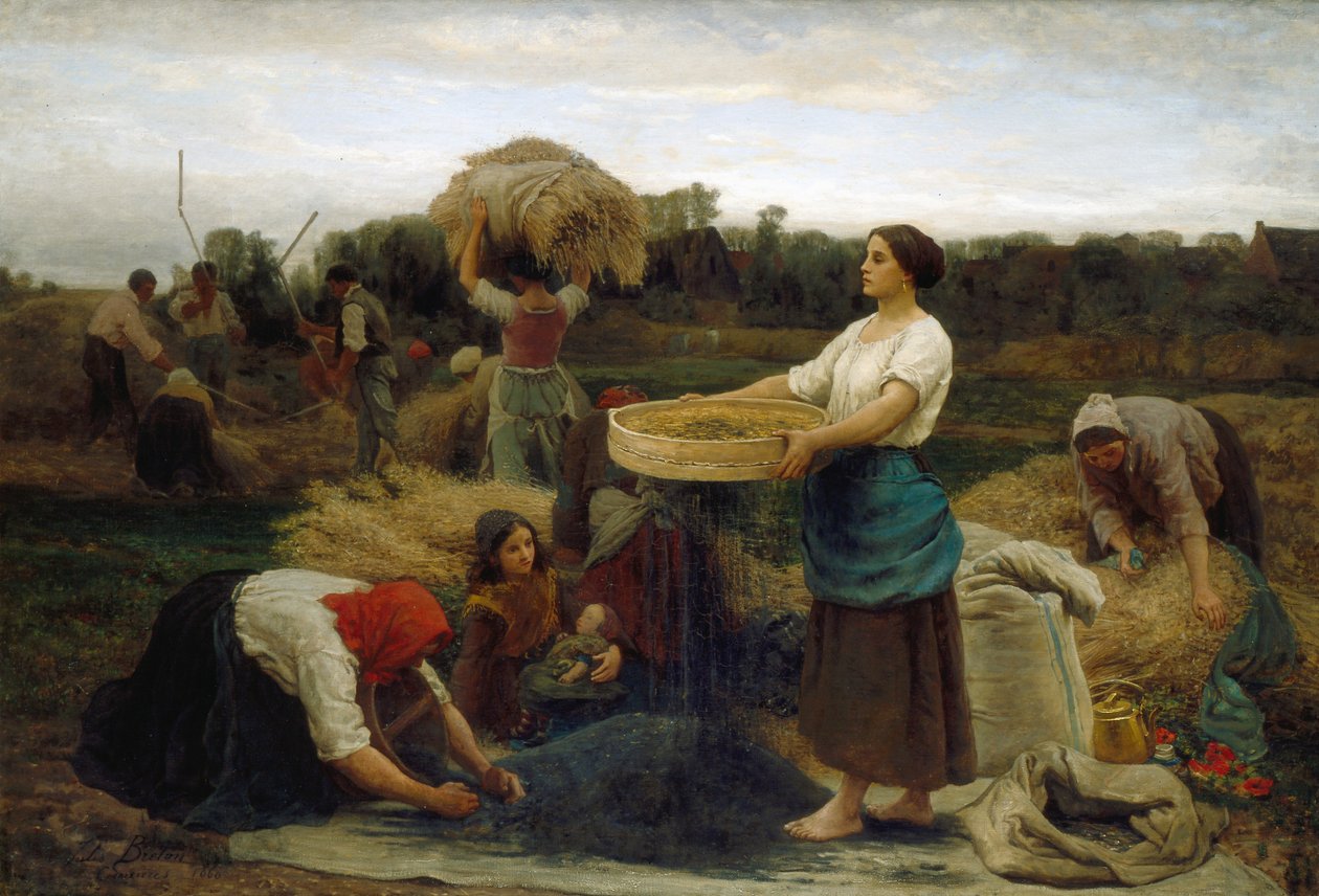 كولزا (حصاد اللفت) ، 1860 بواسطة جول بريتون