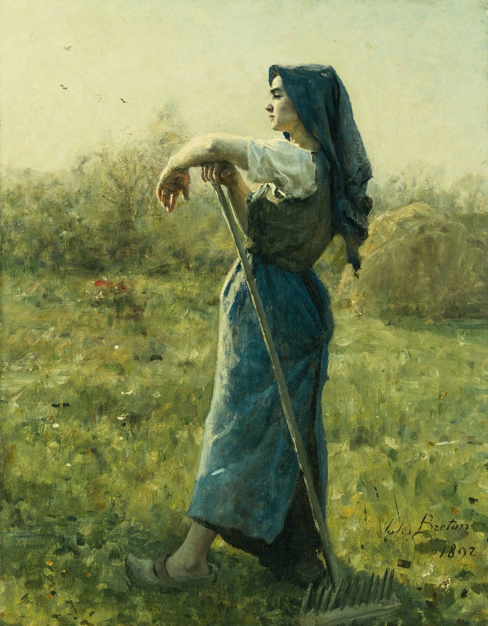 الحاصدة ، 1892 بواسطة جول بريتون