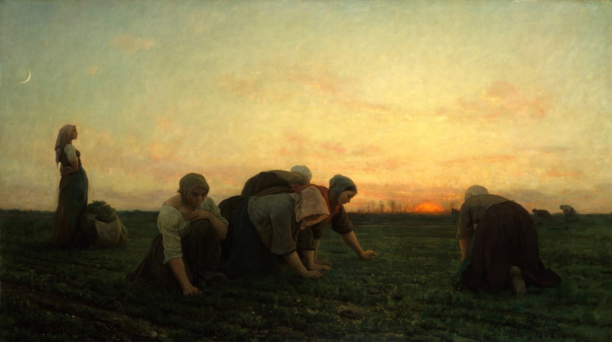 Weeders ، 1868. بواسطة جول بريتون