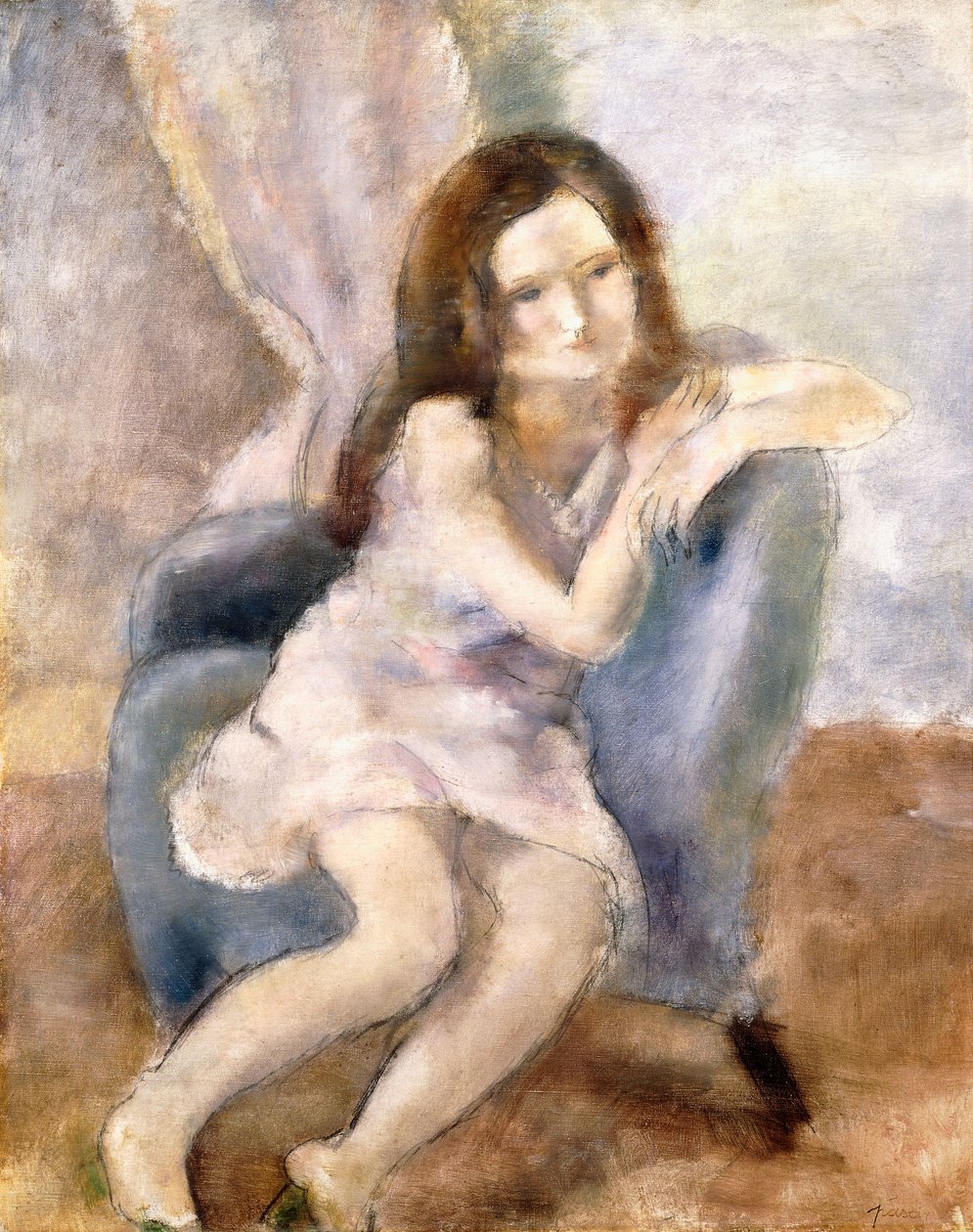 امرأة تجلس ، 1925-1926 بواسطة جول باسين