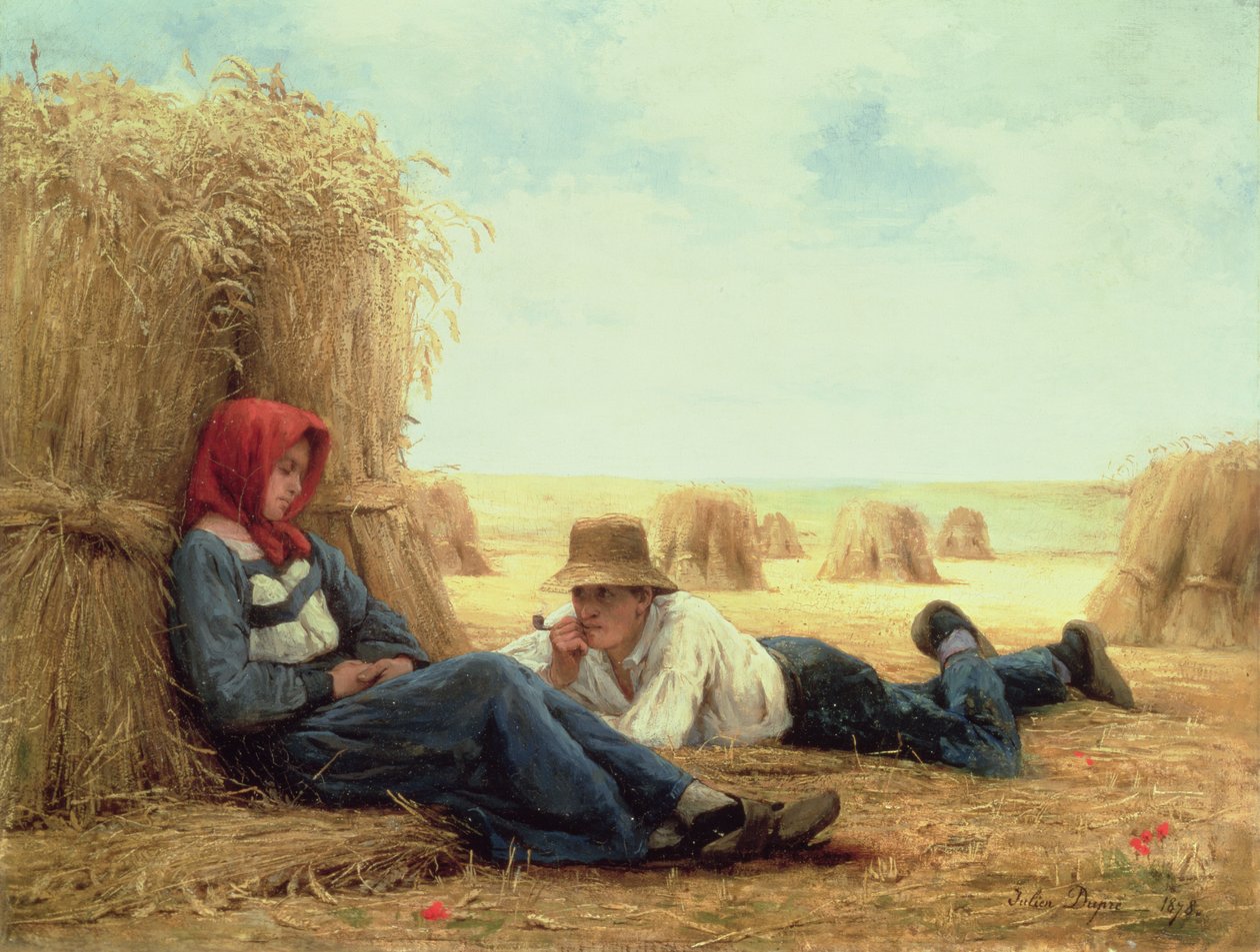 وقت الحصاد ، 1878 بواسطة جوليان دوبري