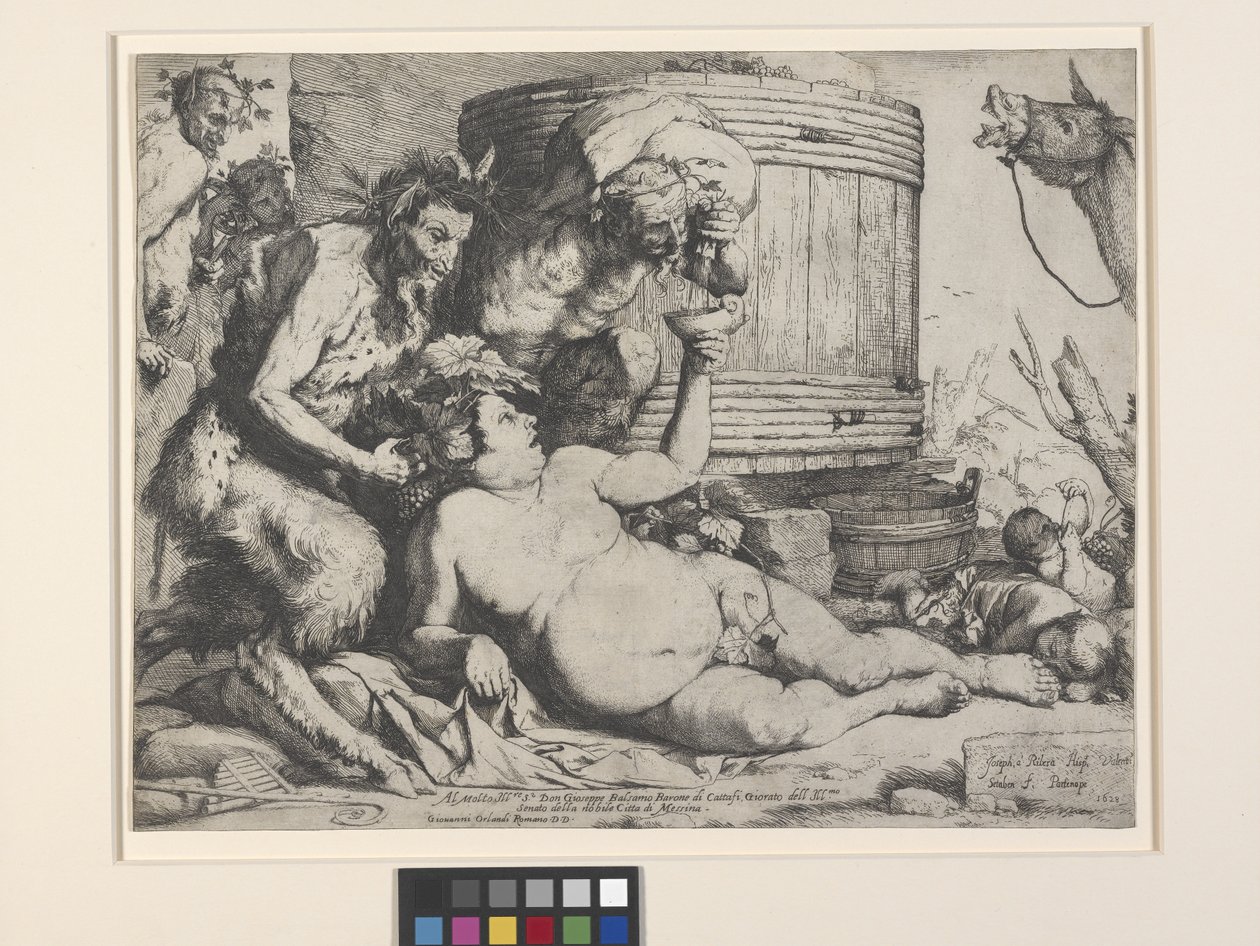 سكران Silenus (حفر) بواسطة جوسيبي دي ريبيرا