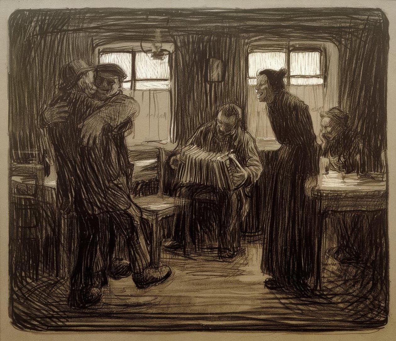 K.Kollwitz ، حانة هامبورغ بواسطة كاتي كولويتز