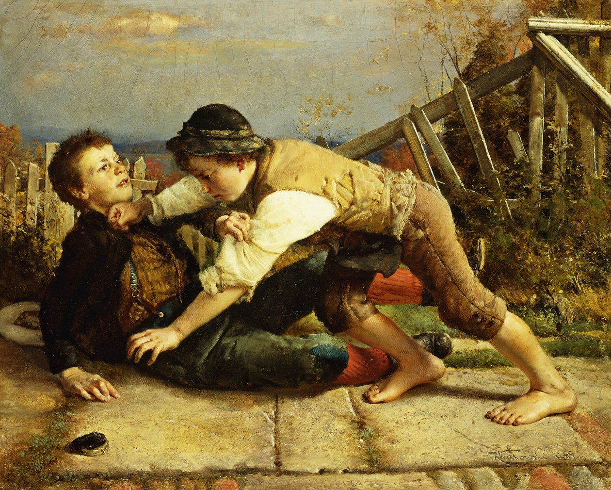 مزح بويش ، 1885 بواسطة كارل ويتكوفسكي