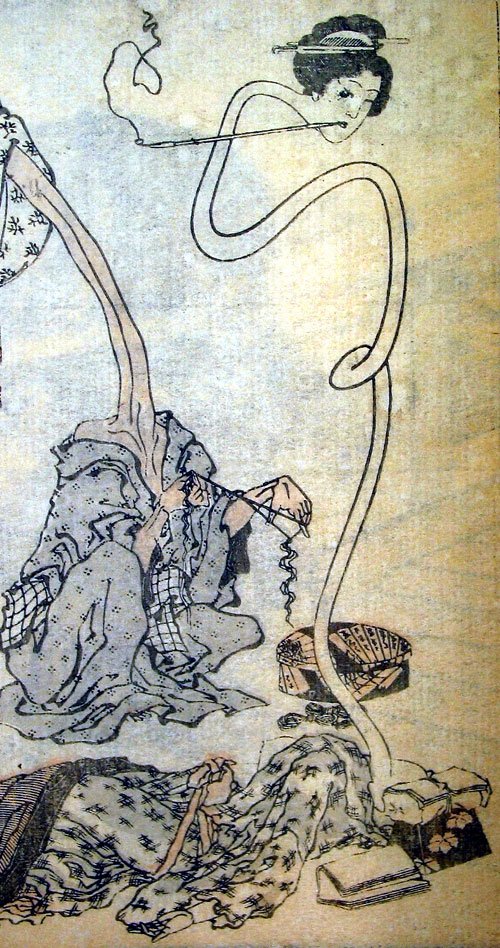 rokurokubi بواسطة كاتسوشيكا هوكوساي