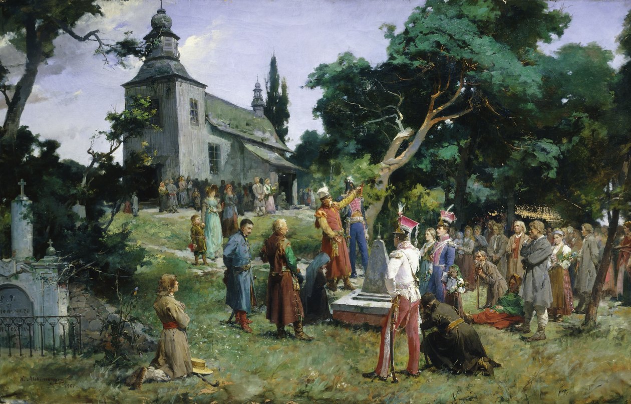البطل المكرّم ، 1901 بواسطة Kazimierz Alchimowicz