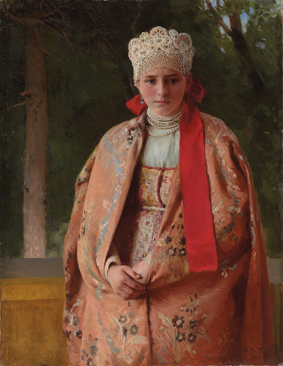 بويارينا بواسطة Klavdiy Vasilievich Lebedev