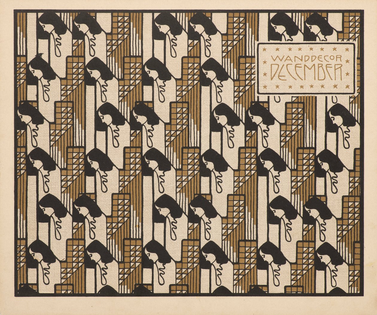 زخرفة الجدار ديسمبر 1901. بواسطة كلومان موسر