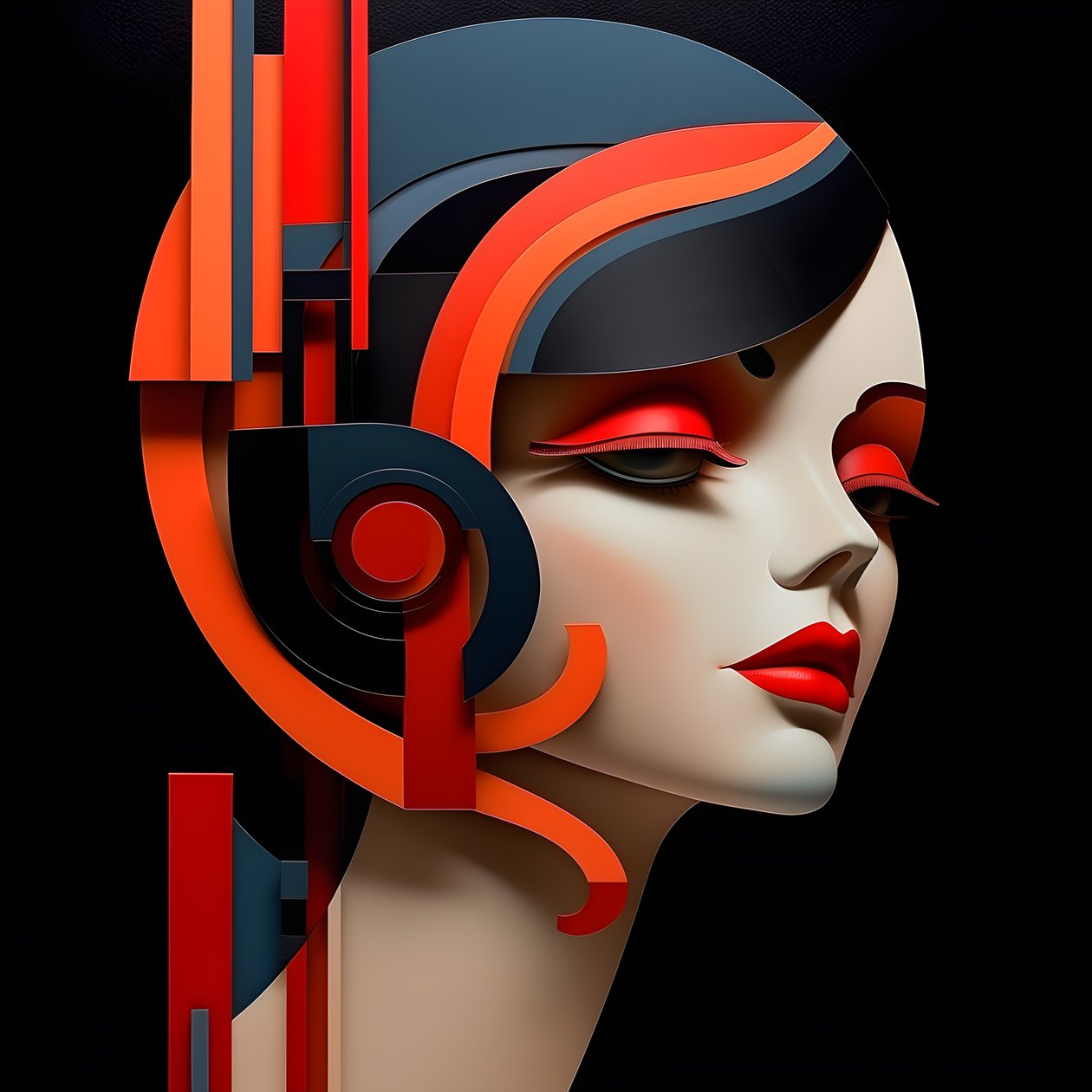 تصميم شخصية سريالية 2 بواسطة كيرت هيبك