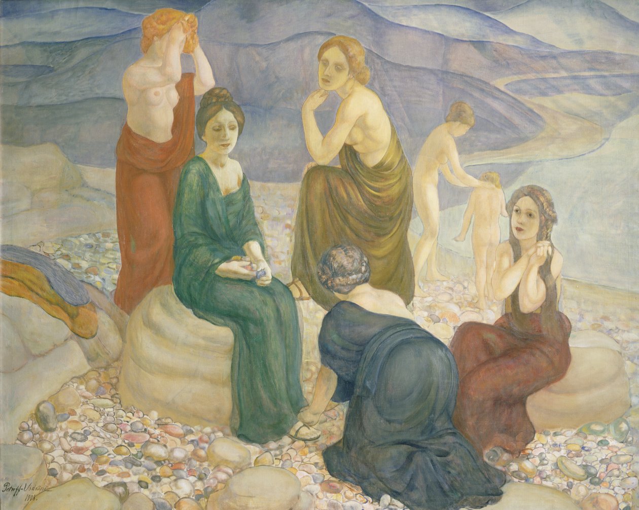 مساء 1908 بواسطة Kuzma Sergeevich Petrov Vodkin