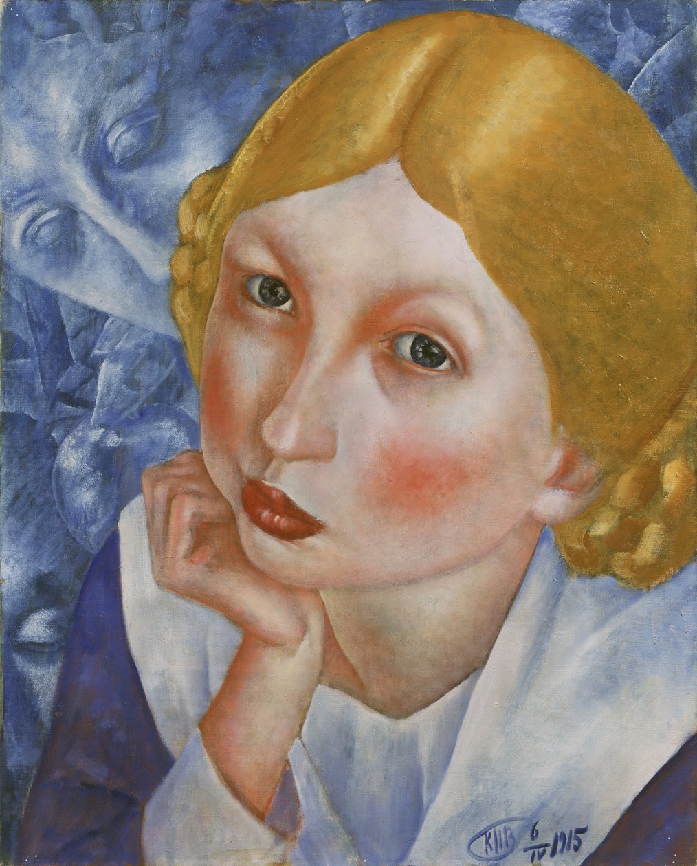 صورة ريا ، 1915 بواسطة Kuzma Sergeevich Petrov Vodkin