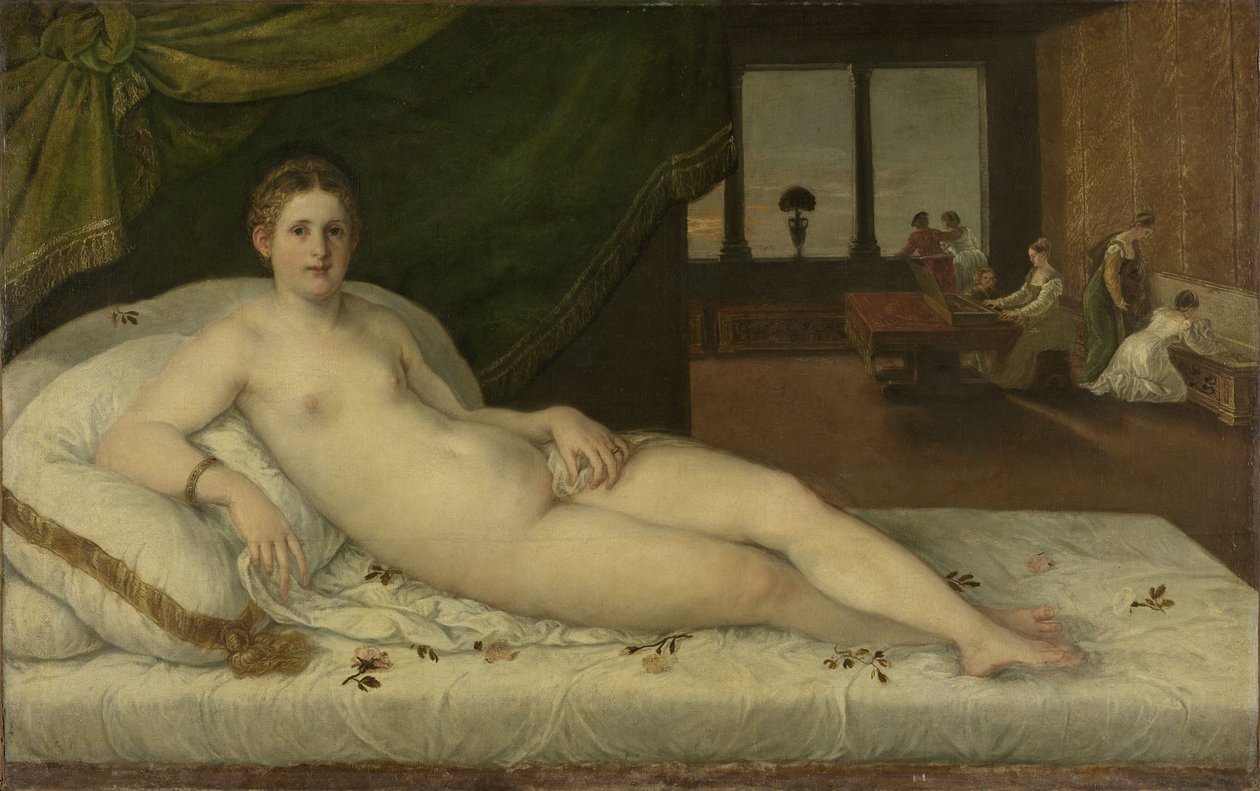 مستلق فينوس ، c.1540-60 بواسطة لامبرت سوستريس