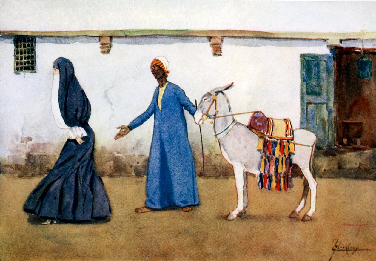 "سؤال مالي" ، 1908. بواسطة لانس ثاكيراي