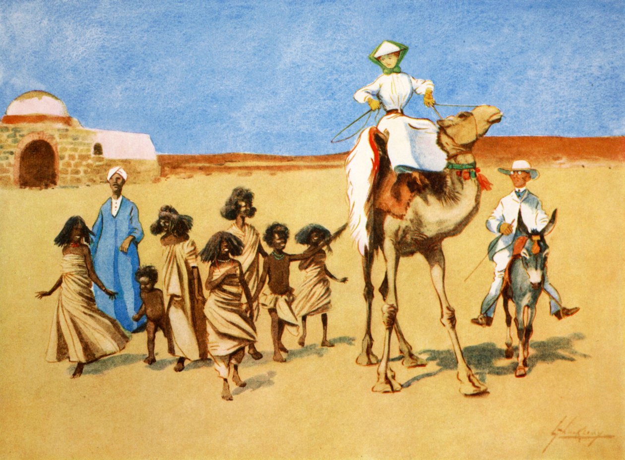 "Gollywogs of the Desert" ، 1908. بواسطة لانس ثاكيراي