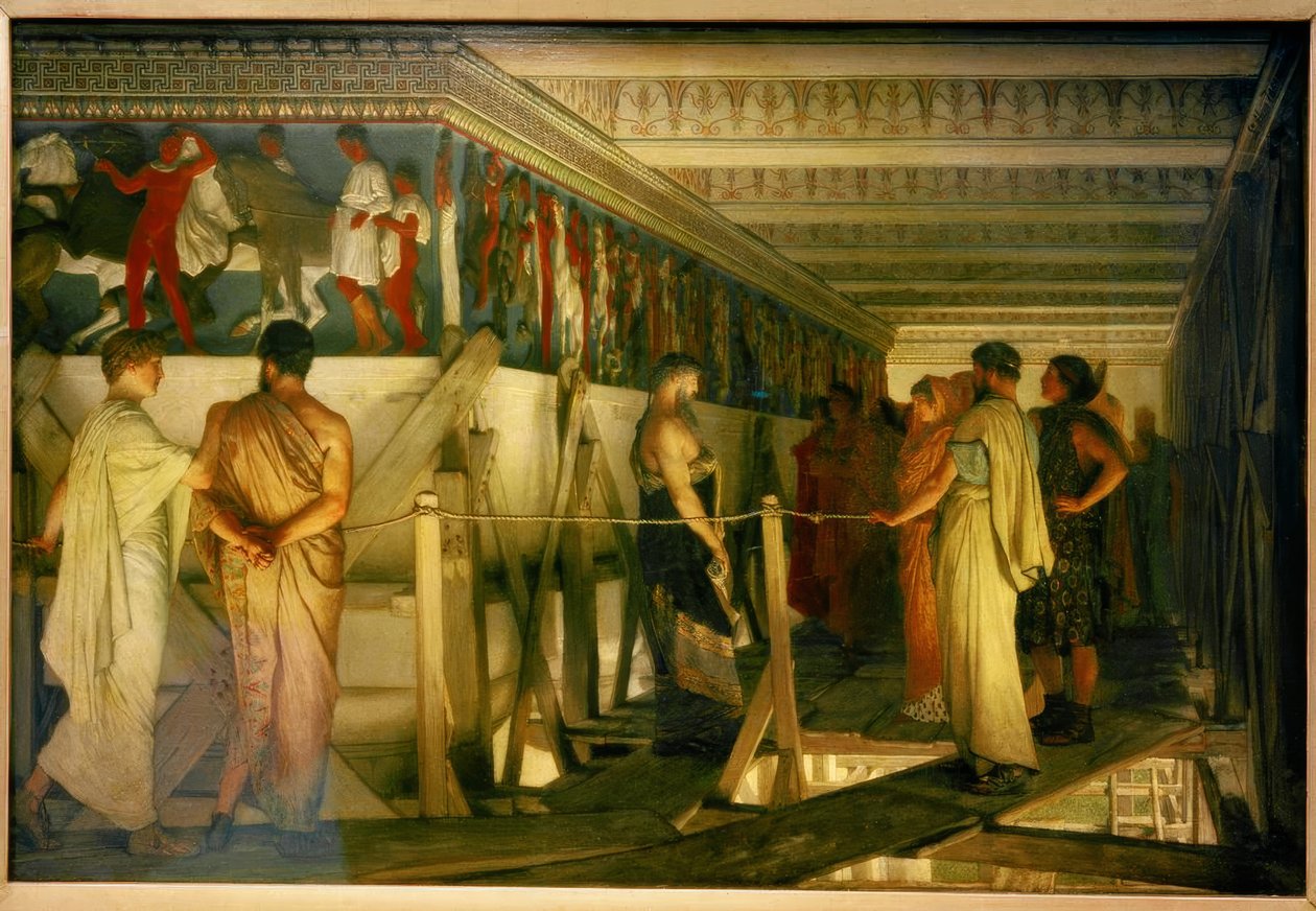 Phidias و Parthenon Frieze بواسطة لورنس ألما تاديما
