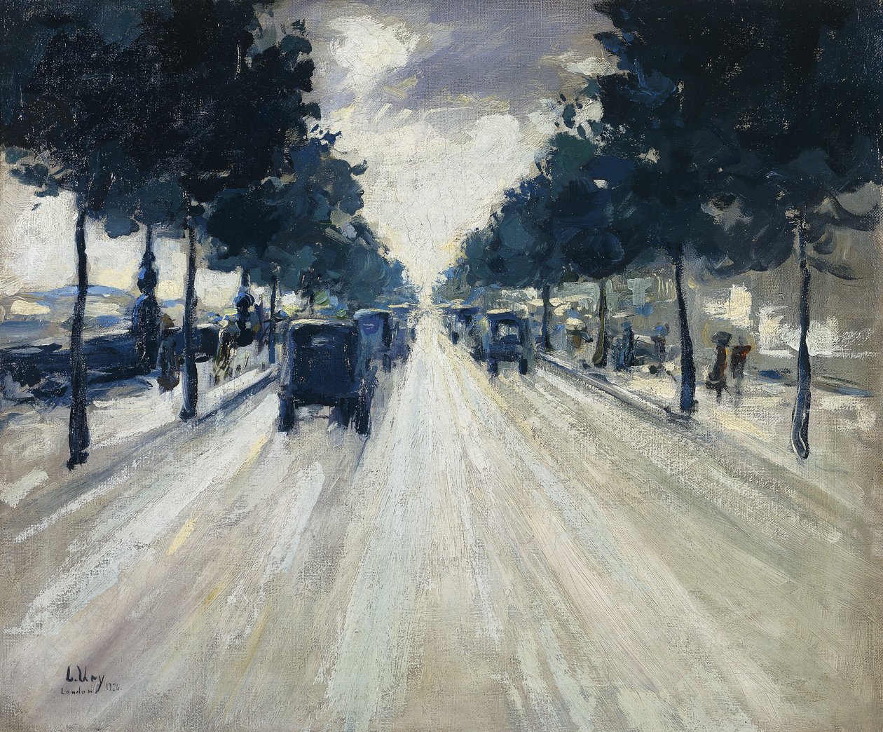 السد ، لندن ، 1926 بواسطة أقل يوري