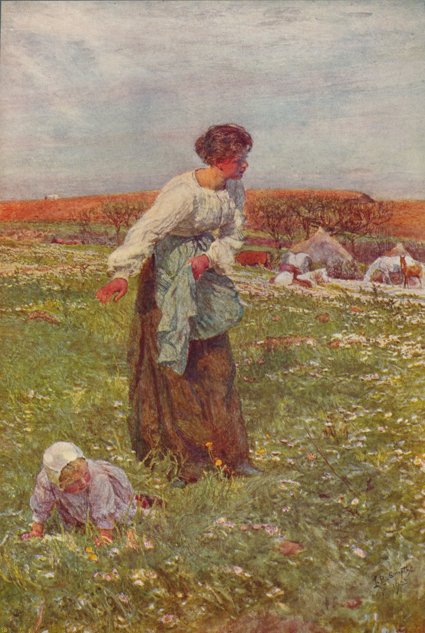 الأم والطفل ، c1903 ، c1915 بواسطة ليونيل بيرسي سميث