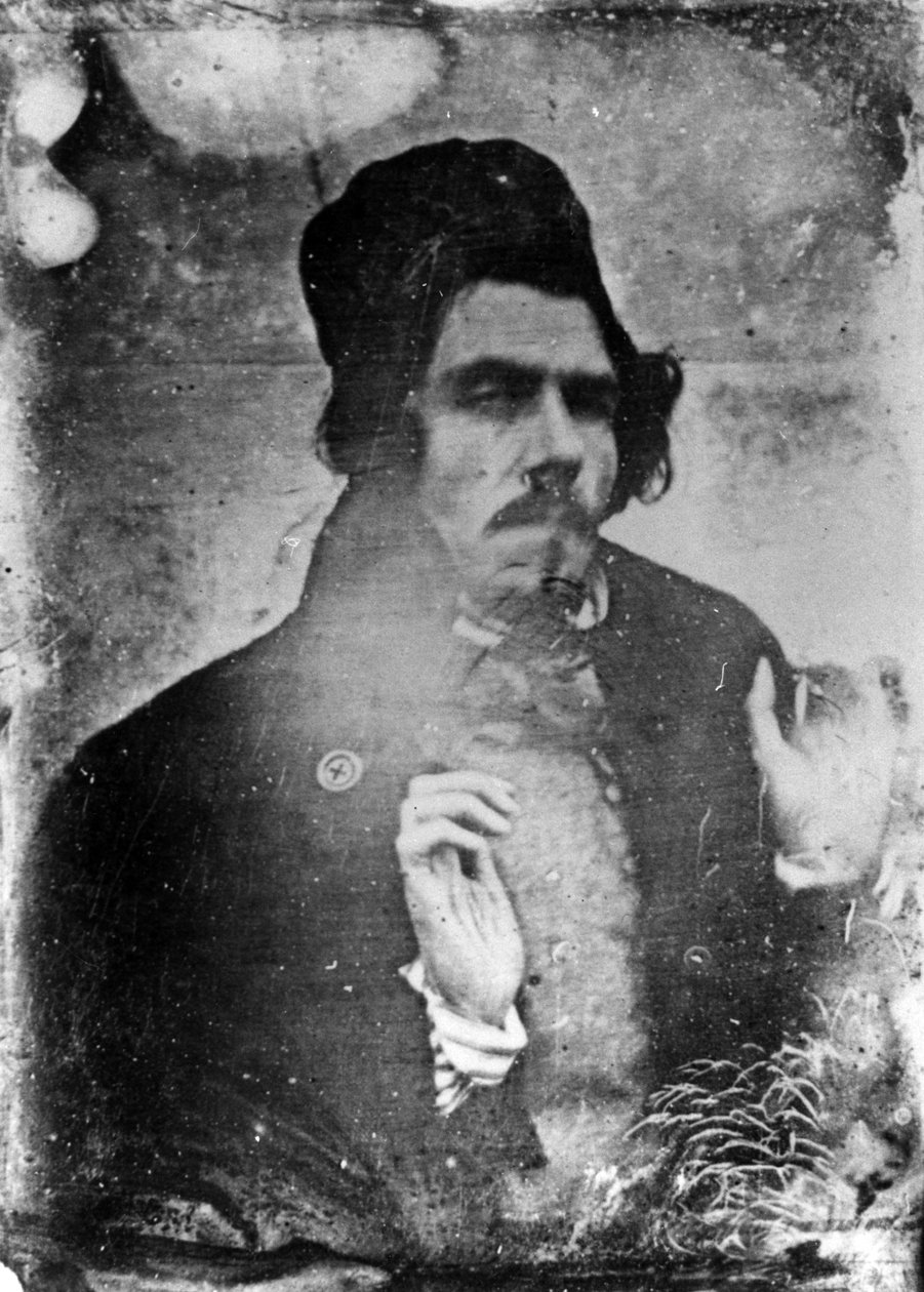 صورة يوجين ديلاكروا ، 1842 (daguerreotype) بواسطة ليون ريسنر