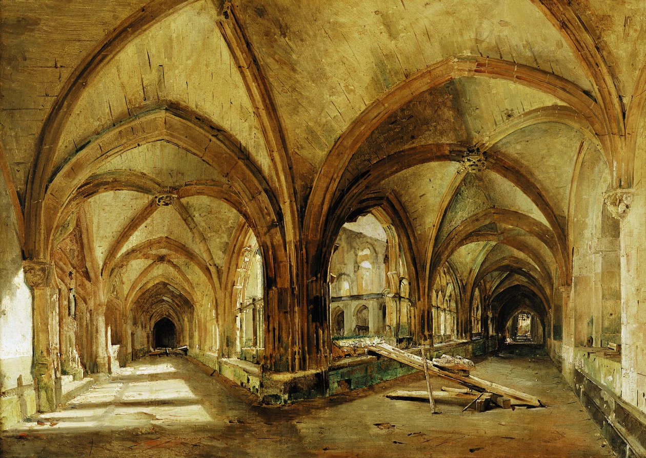 الأديرة القديس واندريل ، c.1825-30 بواسطة يوجين ايزابي