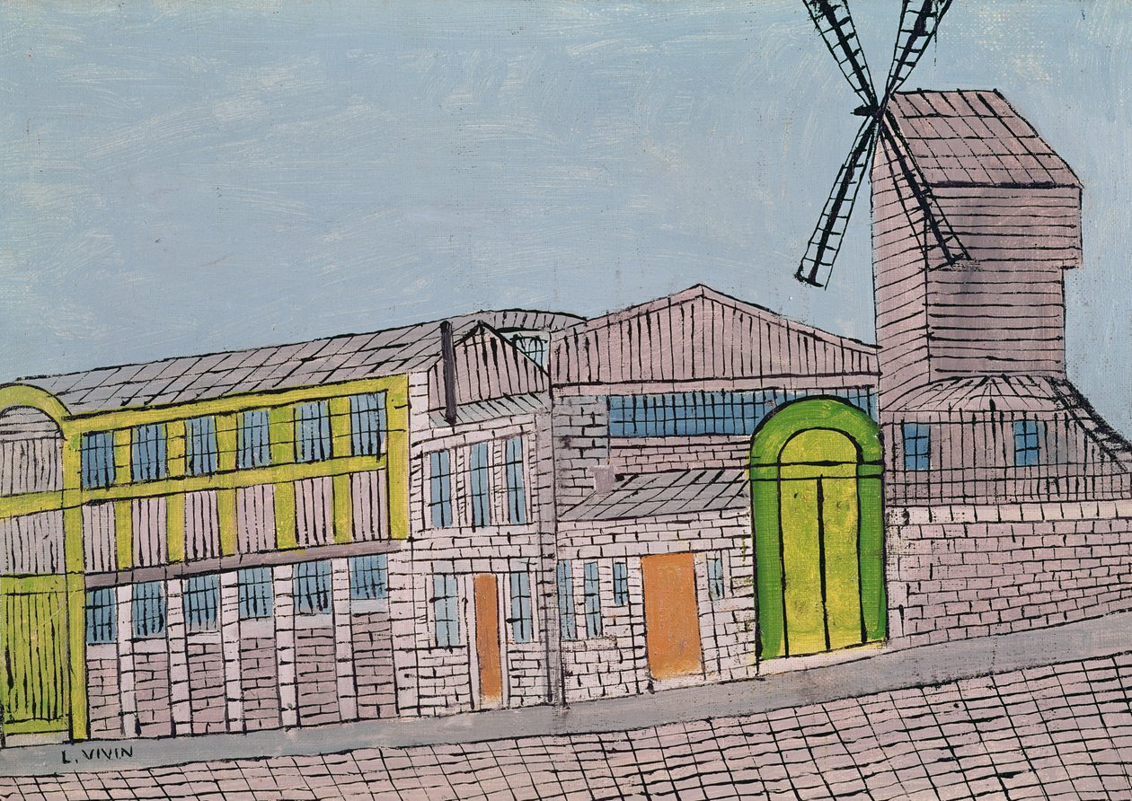 The Moulin de la Galette، 1926 بواسطة لويس فيفين