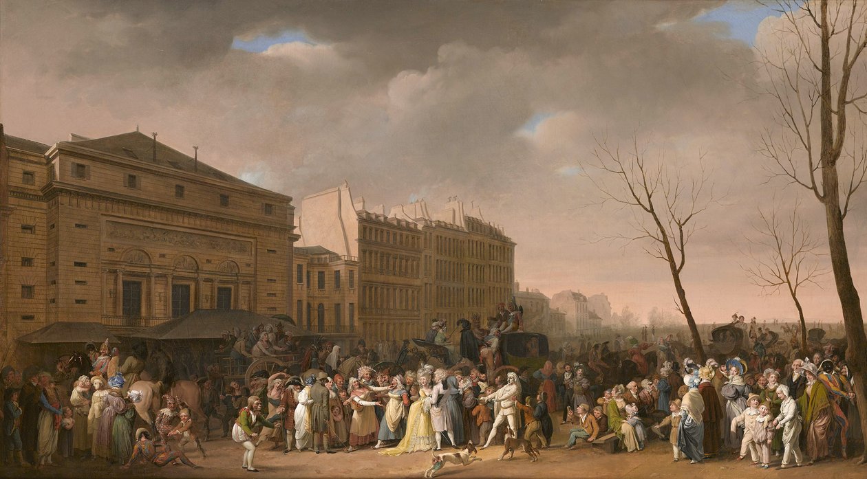 مشهد الكرنفال ، 1832. بواسطة لويس ليوبولد بويلي
