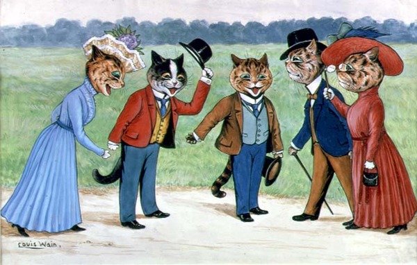 نزهة القطط بواسطة لويس وين