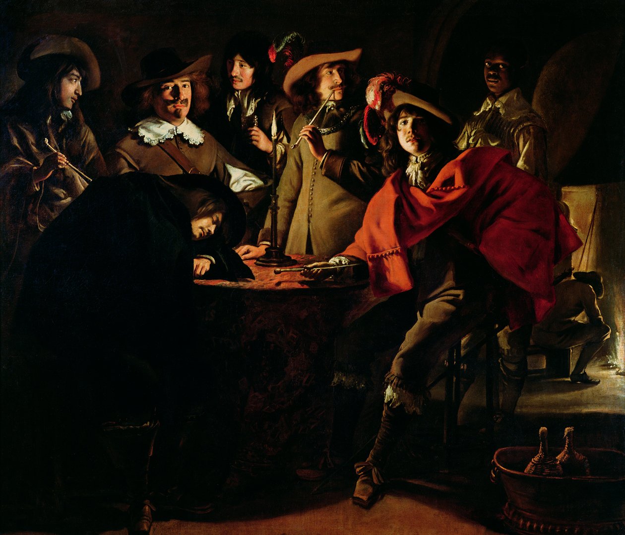 تدخين الحرس ، 1643 بواسطة لويس لو نين