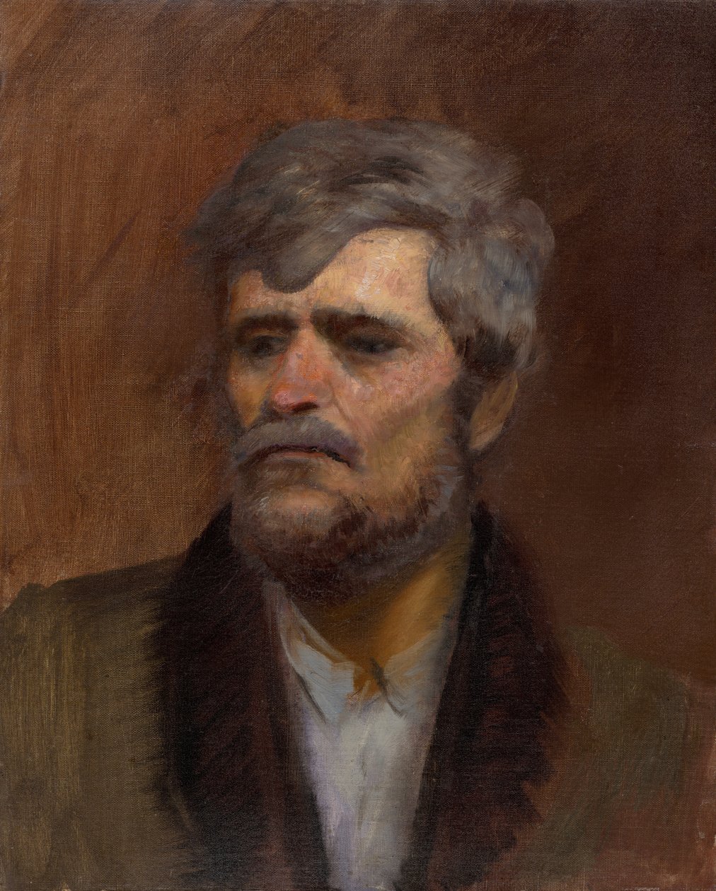 دراسة رئيس شخصية لرجل بواسطة Laszlo Mednyanszky