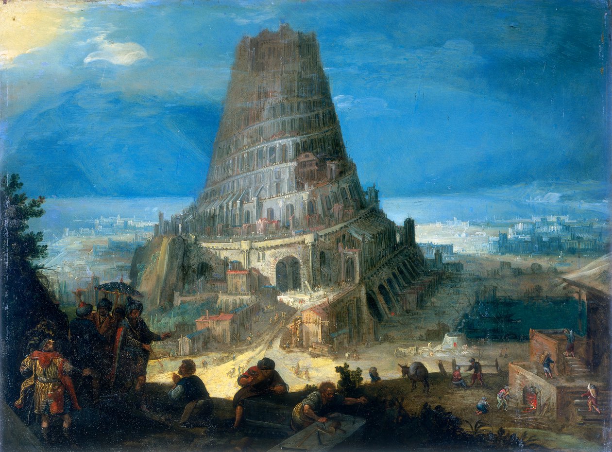 برج بابل 1595 بواسطة لوكاس فان فالكنبورش