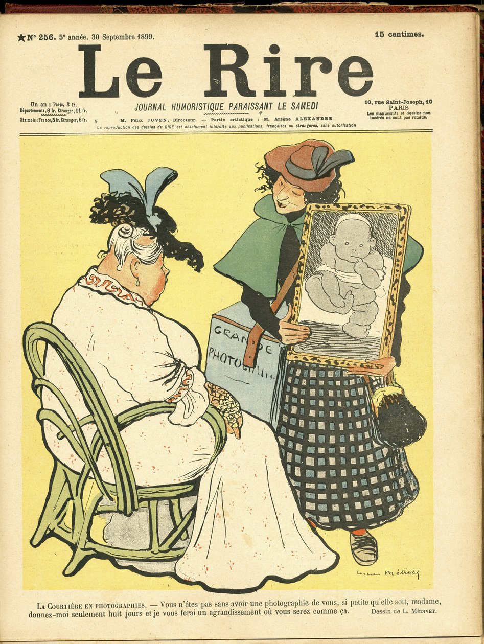 غلاف "Le Rire" بواسطة لوسيان ميتيفيت