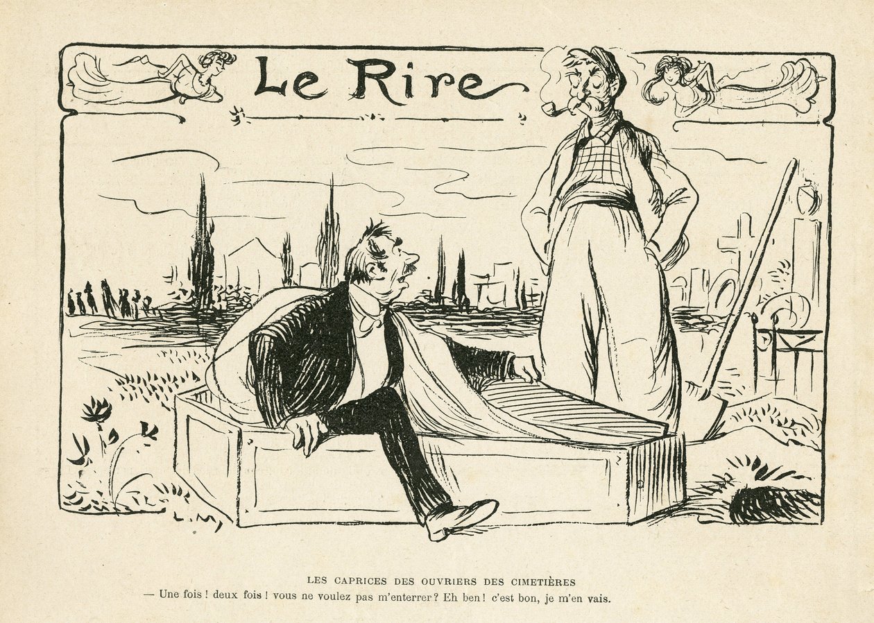 رسم توضيحي في Le Rire بواسطة لوسيان ميتيفيت