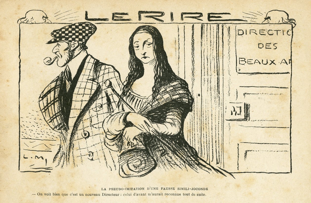 رسم توضيحي في Le Rire بواسطة لوسيان ميتيفيت