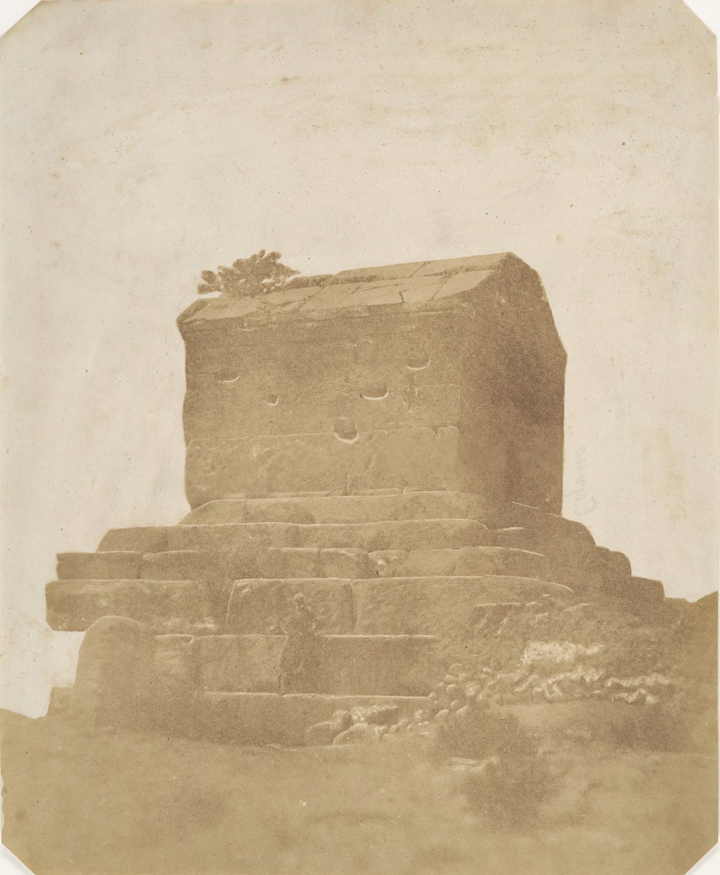 قبر سيرو في مرقاب ، 1858. بواسطة لويجي بيسشي
