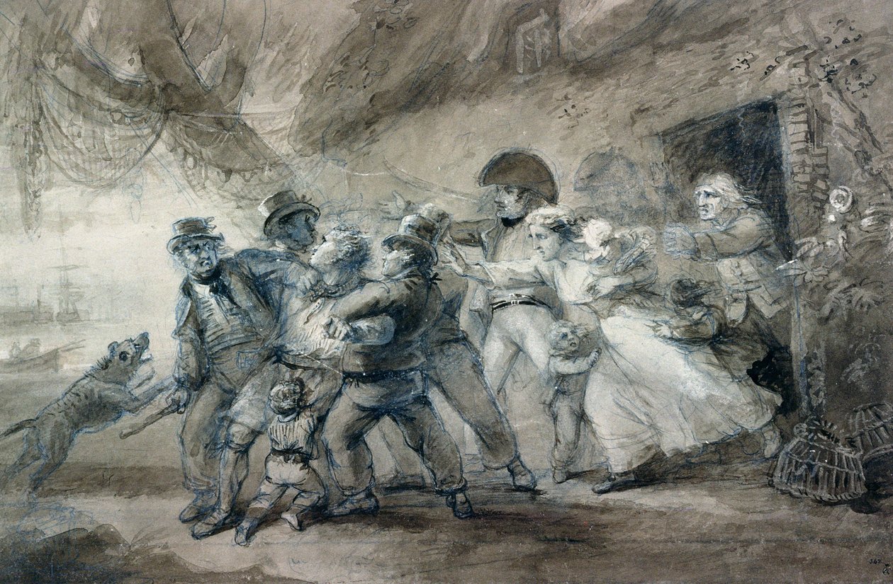 عصابة الصحافة (الرسم) بواسطة لوك كلينيل